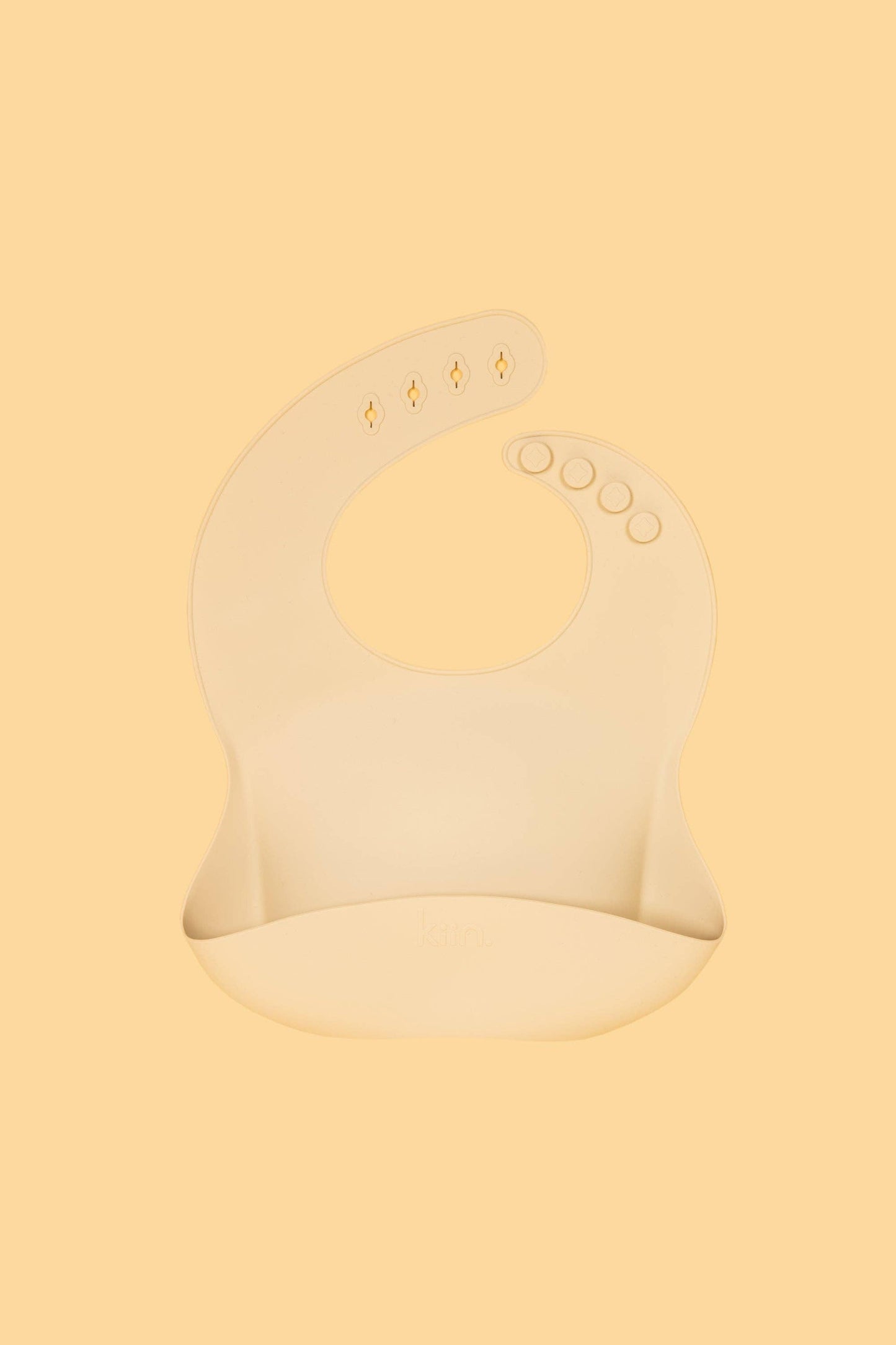 Kiin Baby - Silicone Bib: Lilac