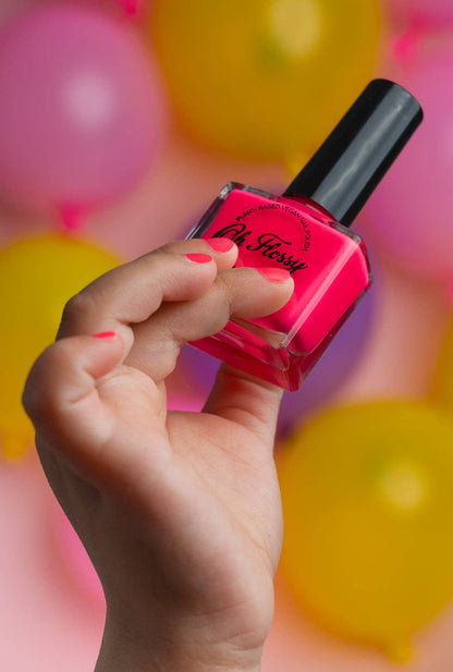 Oh Flossy Nail Polish: Brave - Cream Pink