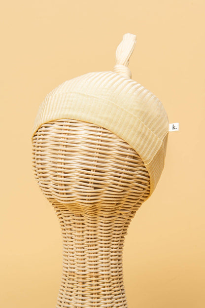 Kiin Baby - Bamboo Stretch Beanie: Ivory