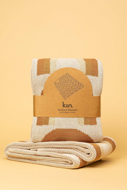 Kiin Baby - Organic Cotton Knitted Blanket: Bloom