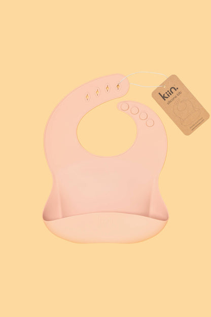 Kiin Baby - Silicone Bib: Lilac