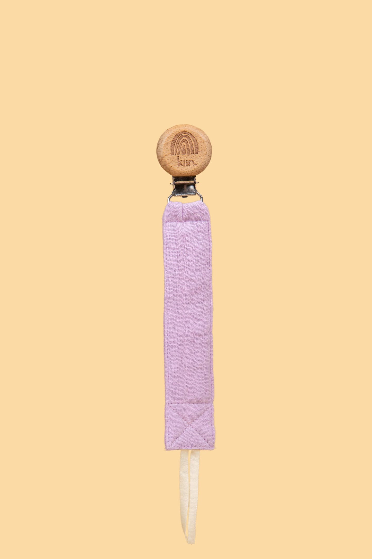 Kiin Baby - Cotton Dummy Clip: Wattle