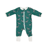 Bencer & Hazelnut - Zipsuit - Zebby Green
