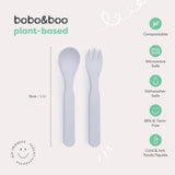 Bobo&Boo Plant-Based 3 Pack of Cutlery Bundle - Lagoon