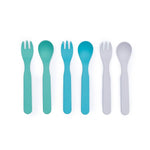 Bobo&Boo Plant-Based 3 Pack of Cutlery Bundle - Lagoon