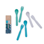 Bobo&Boo Plant-Based 3 Pack of Cutlery Bundle - Lagoon
