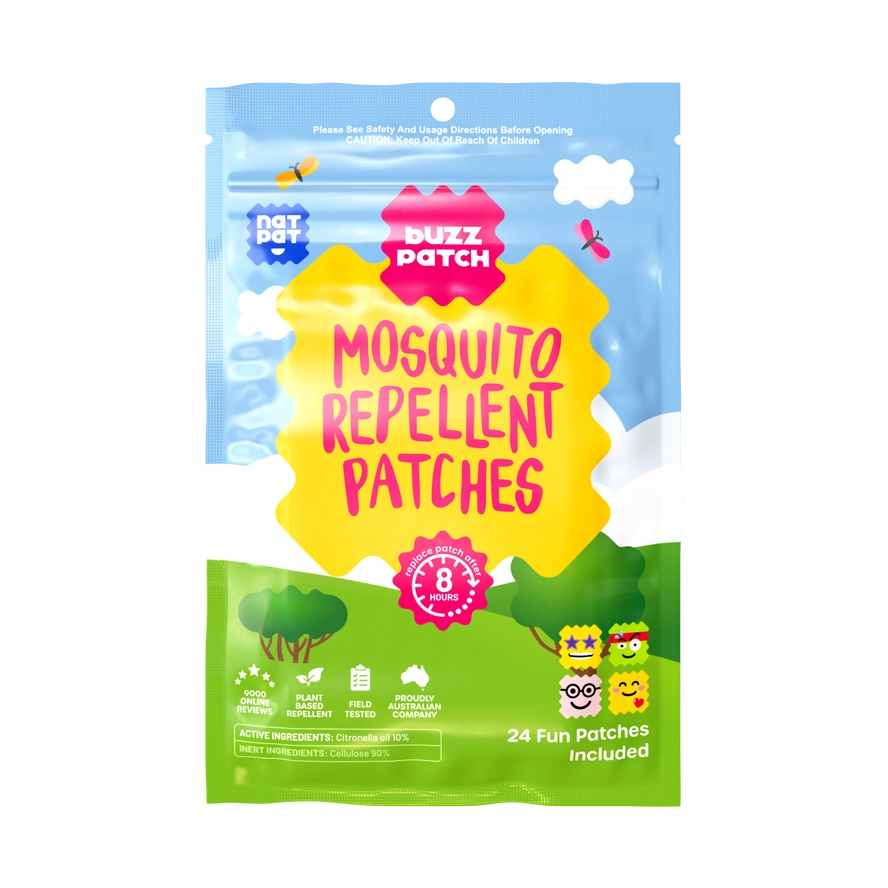 Buzzpatch Mosquito Stickers Insect Repellent Stickers