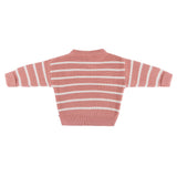 Chunky Rib Knit Jumper- Cameo Stripe