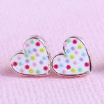 Confetti Heart Earrings - Bunny Box