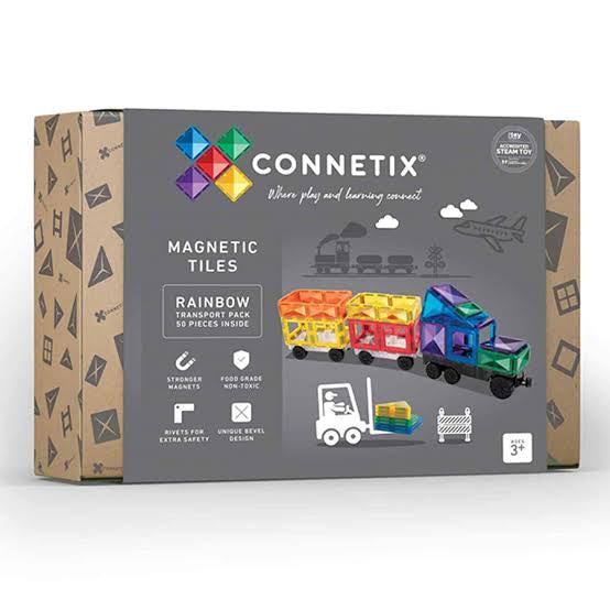 Connetix - Rainbow Transport Pack 50