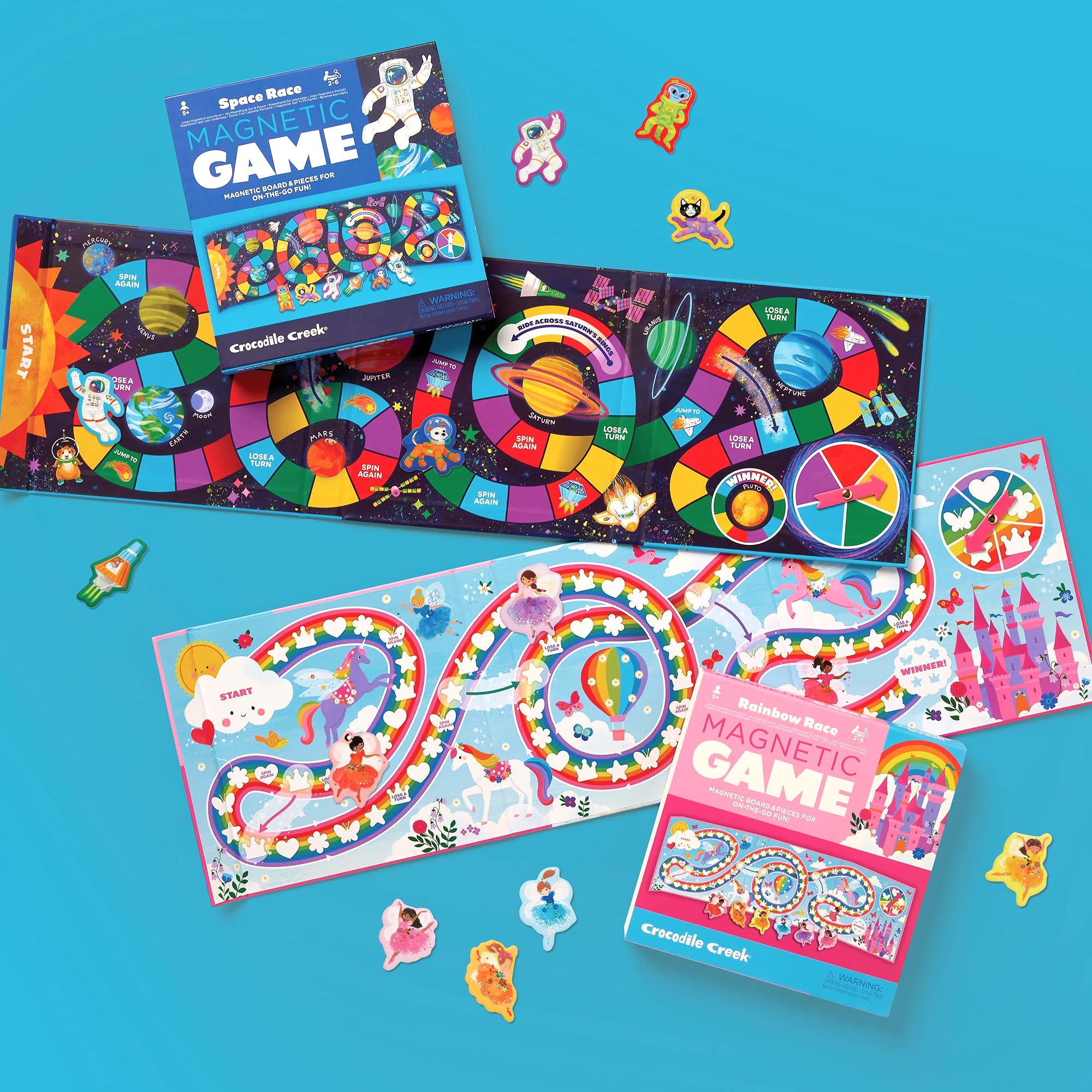 Crocodile Creek - Magnetic Game - Rainbow Race