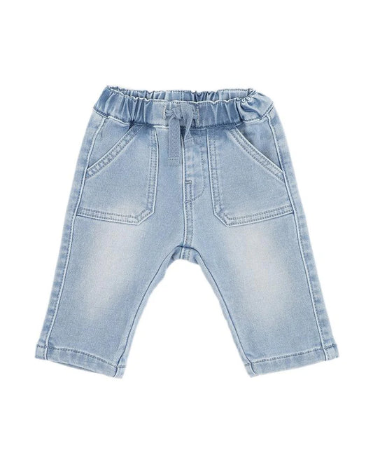 Fox & Finch LIGHT DENIM PULL ON JEANS