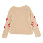 GIRLS HEARTS JUMPER