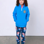 Happy Furry Half Zip Crew