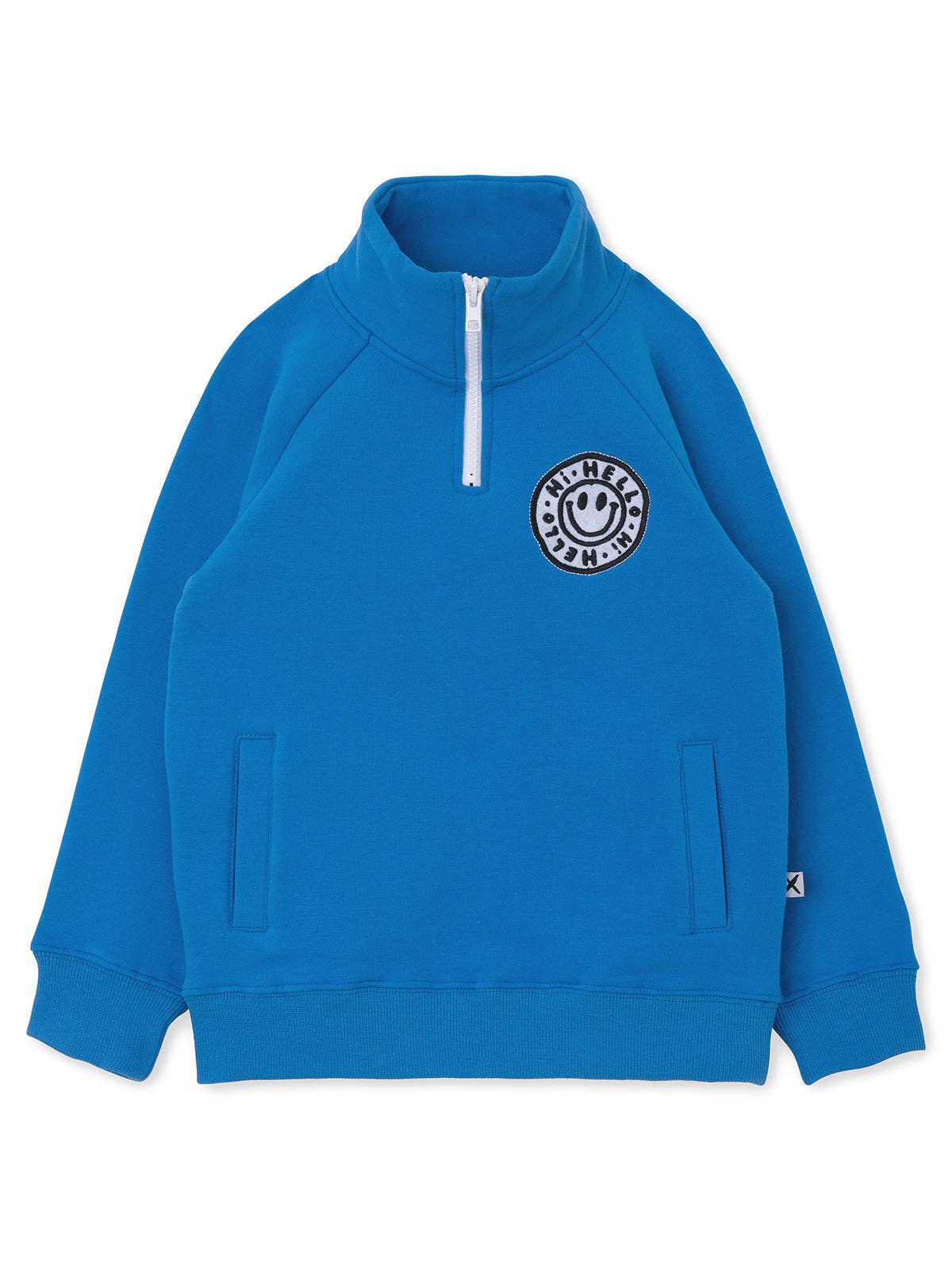 Happy Furry Half Zip Crew