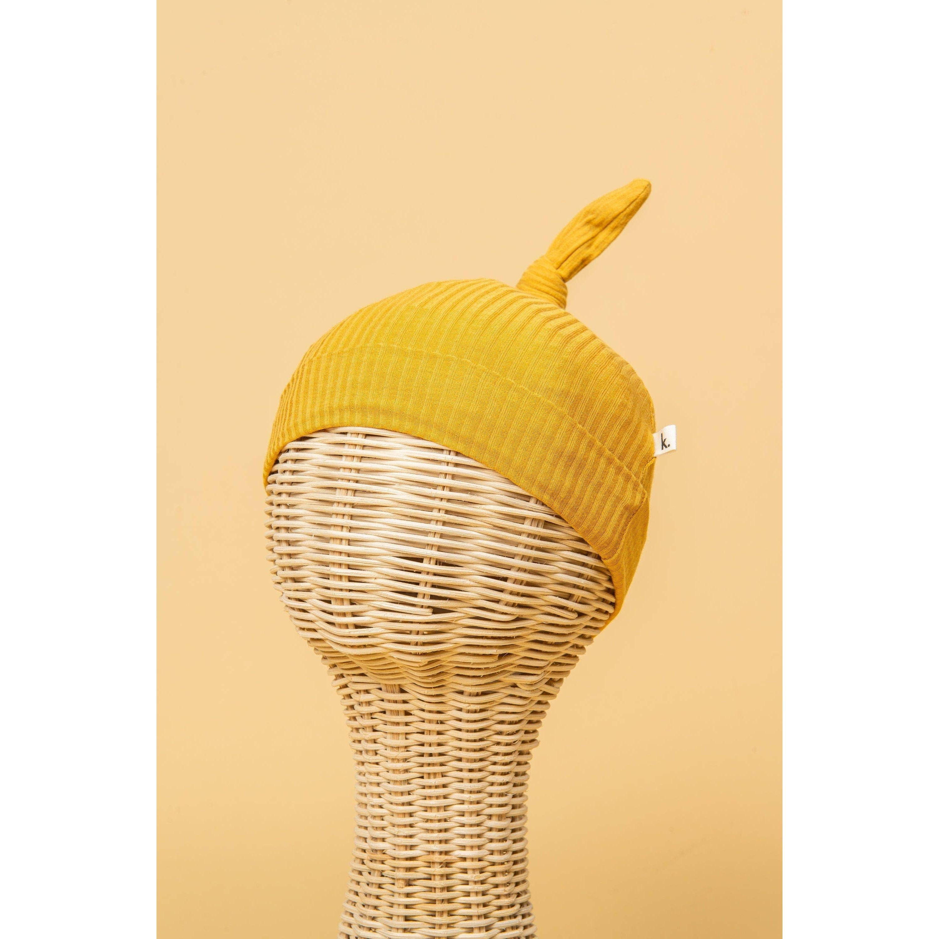 Kiin Baby - Bamboo Stretch Beanie: Mustard