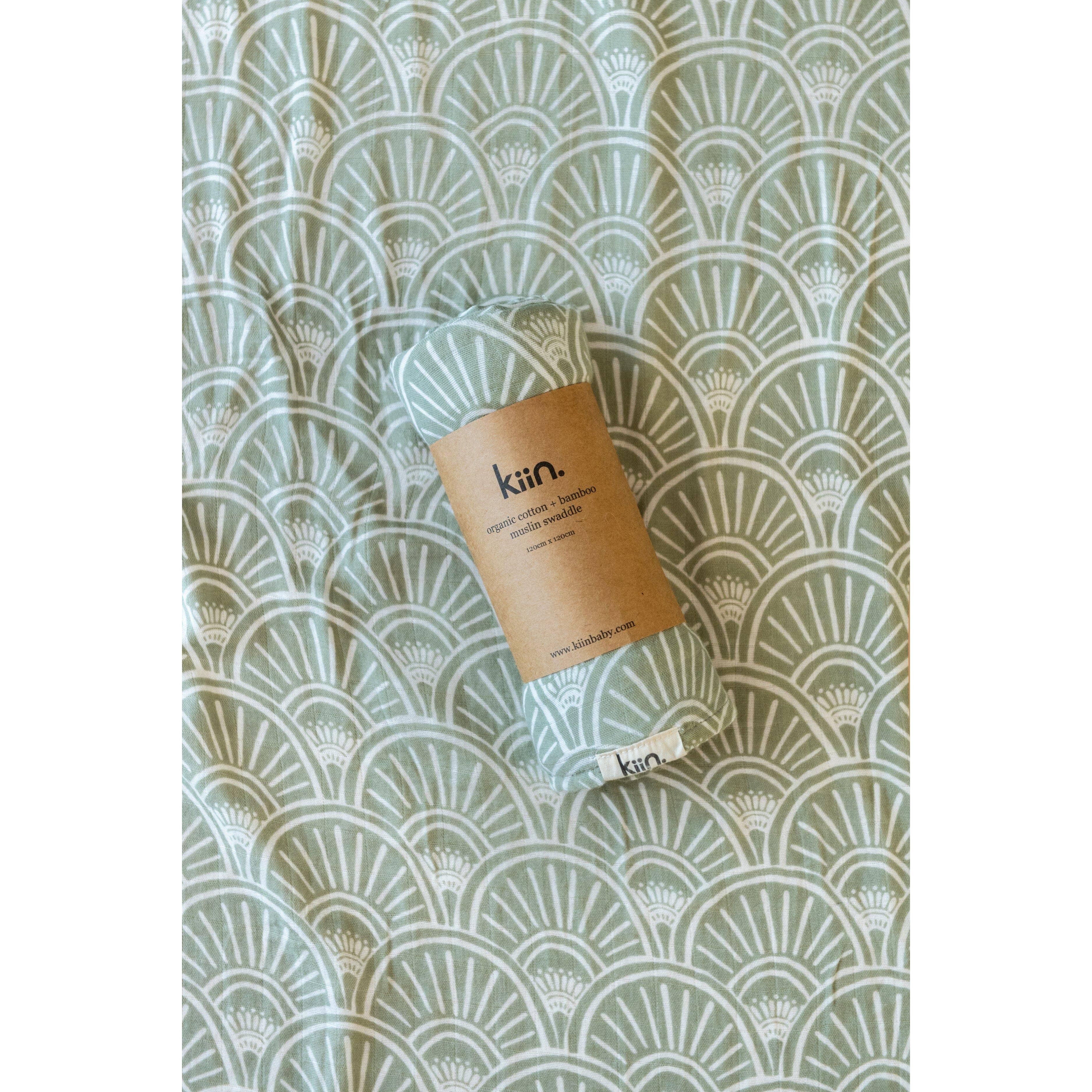 Kiin Baby - Organic Swaddle: Caramel