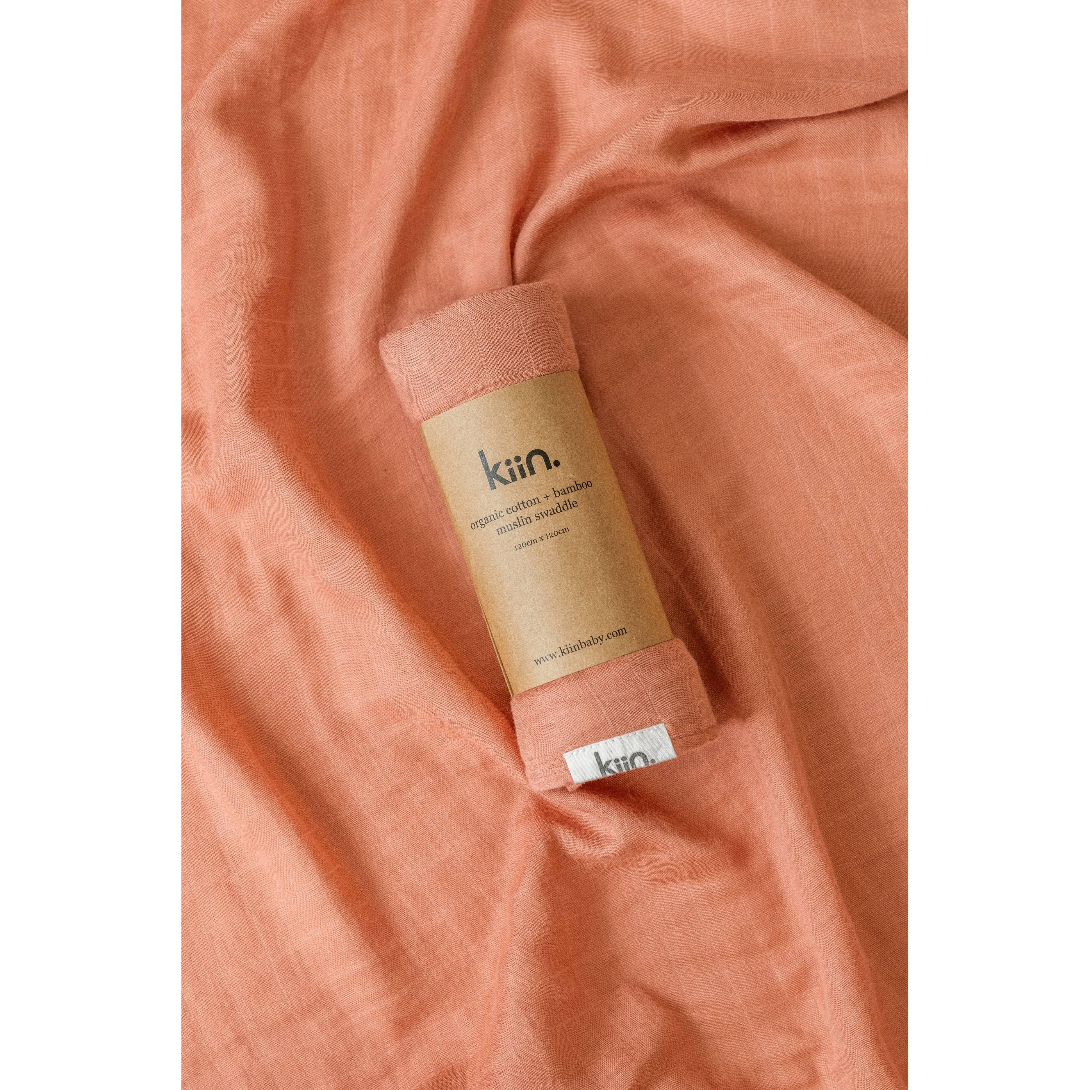Kiin Baby - Organic Swaddle: Caramel