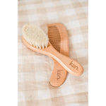 Kiin Baby - Wooden Baby Brush + Comb Set