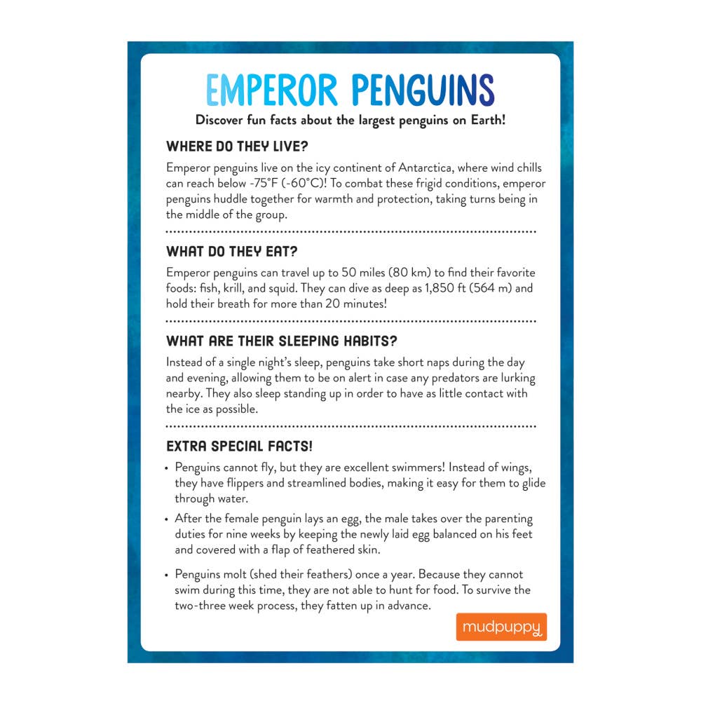 Mudpuppy Game - Penguin Iceberg