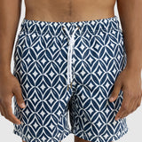 Cable Swim Shorts Navy