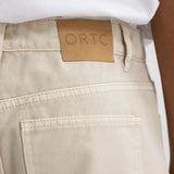 Relaxed Twill Shorts Stone