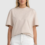 Oversized Logo T Shirt Bone