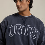 Unisex Duke Logo Crew Vintage Navy