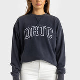 Unisex Duke Logo Crew Vintage Navy