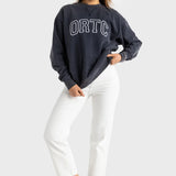 Unisex Duke Logo Crew Vintage Navy