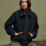 ORTC Georgia Sherpa Jacket Washed Black