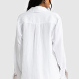 ORTC Luna Linen Shirt White