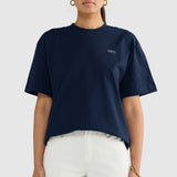 Unisex Shelly Box Fit T Shirt Navy