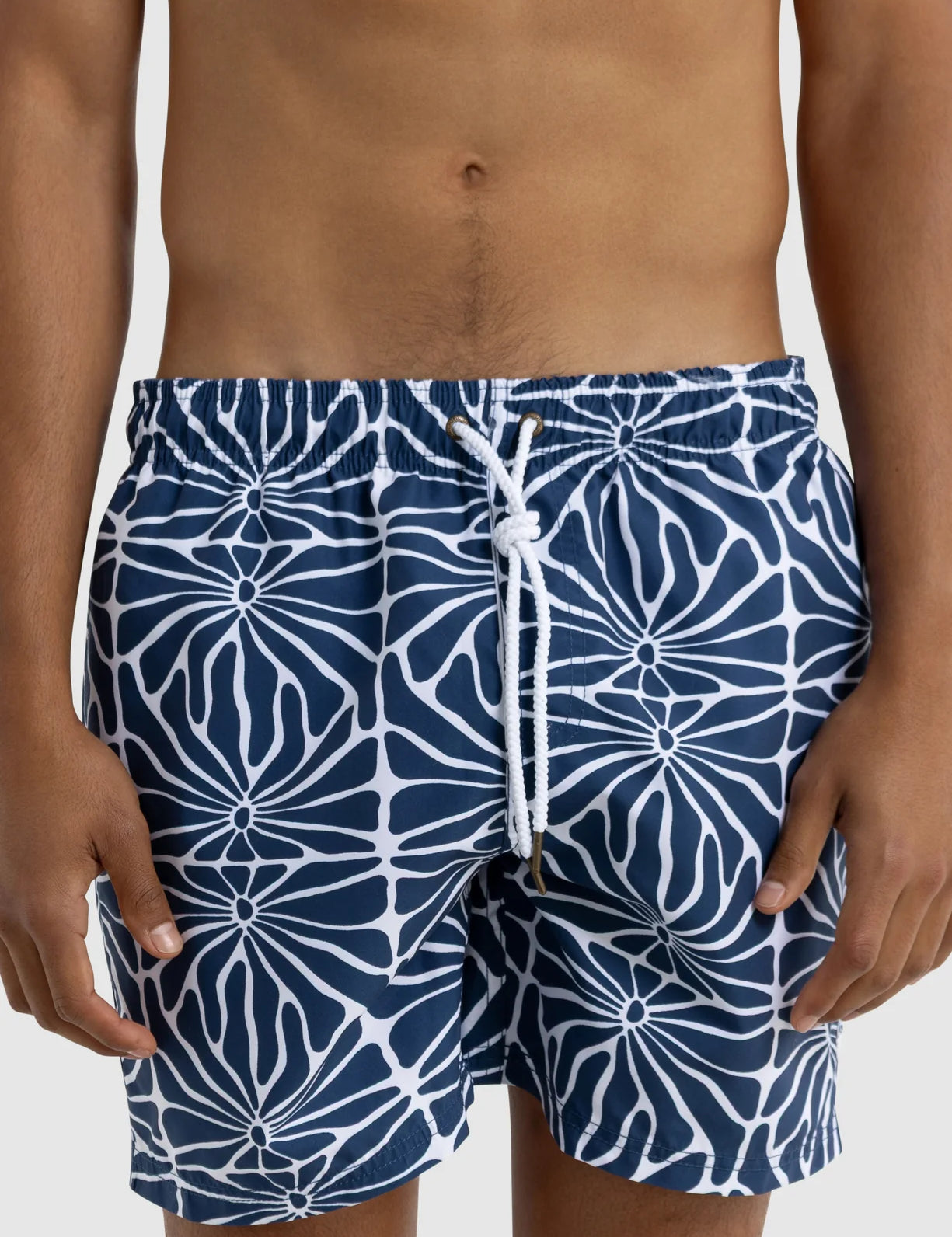 Shelly Tropic Navy Swim Shorts