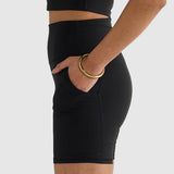 Eva 6" Bike Shorts Black