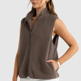 ORTC Sully Sherpa Fleece Vest Espresso
