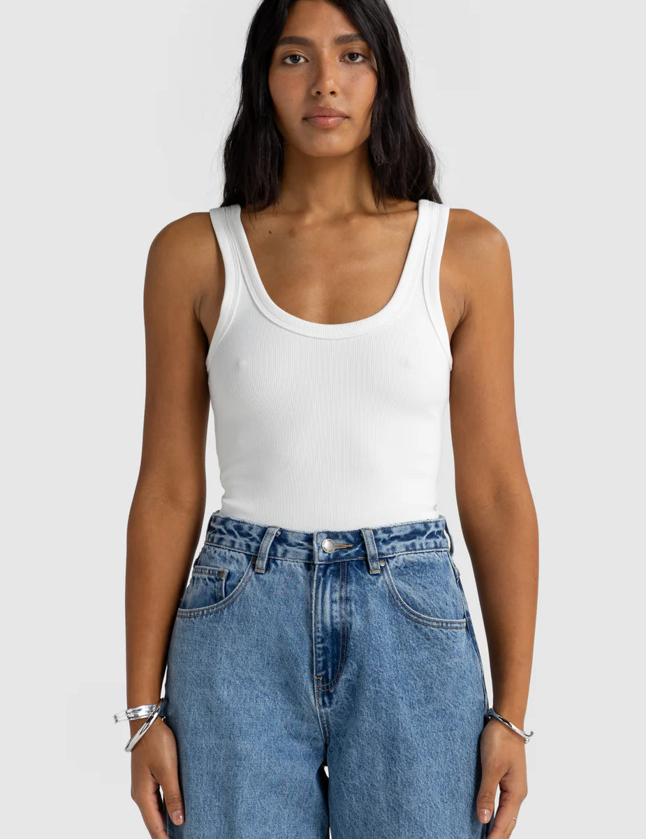 Sunday Scoop Tank White