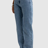 Willow Denim Straight Leg Jean Mid Blue
