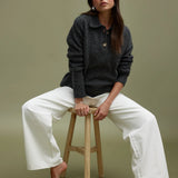 Willow Denim Wide Leg Jean White