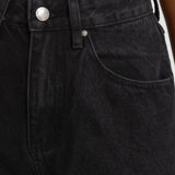 Willow Denim Wide Leg Jean Washed Black