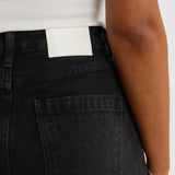 Willow Denim Wide Leg Jean Washed Black