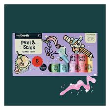 Peel & Stick Glitter Paint - Easy Peel and Stickable Colours