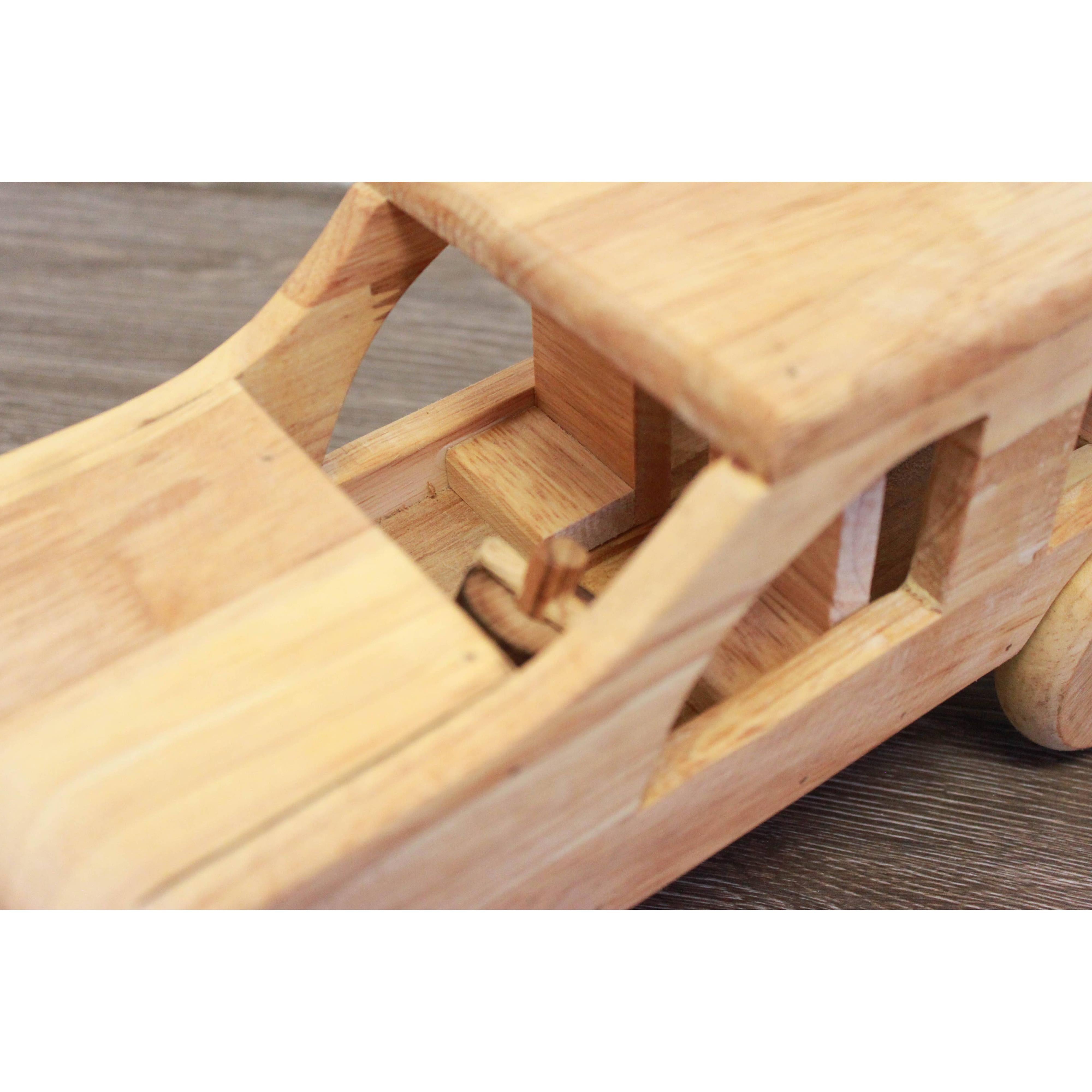 Q Toys - Natural Wooden Car