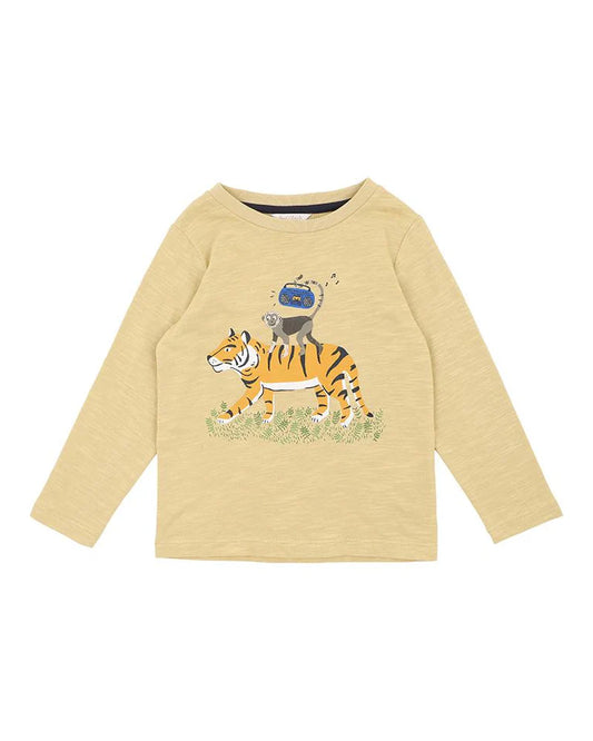 Fox & Finch TIGER WILD THING TEE 3-7 YRS