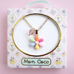 Rainbow Petal Necklace