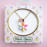 Rainbow Petal Necklace