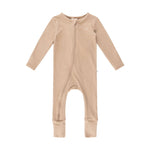 Rib Day Or Night Onesie - Mocha