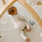 Rib Day or Night Onesie - Oat