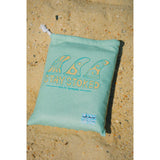 Salty Shreds - Stay stoked waffle microfiber sand free beach towel