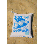 Salty Shreds - Surf, tacos & good vibes waffle microfiber sand free beach towel